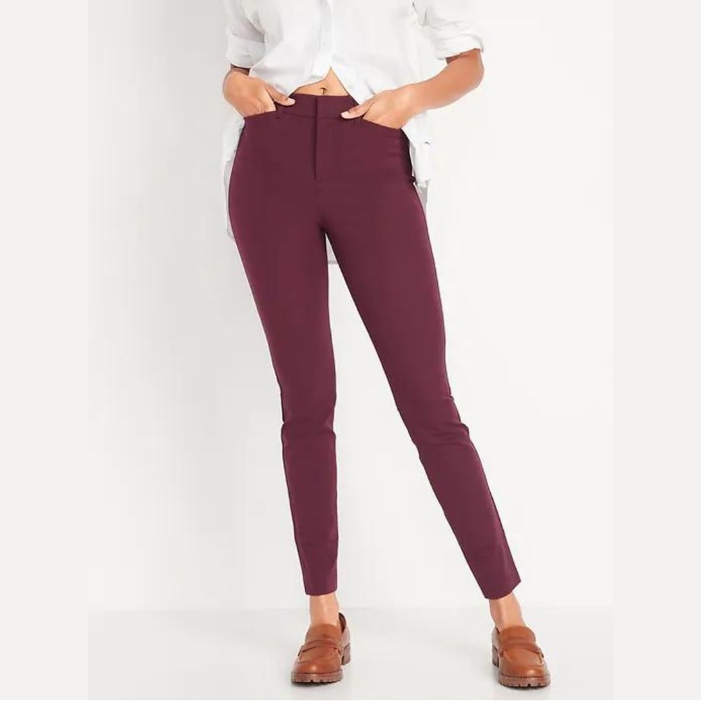 High-Waisted Never-Fade Pixie Skinny Ankle Pants for Women Old Navy
